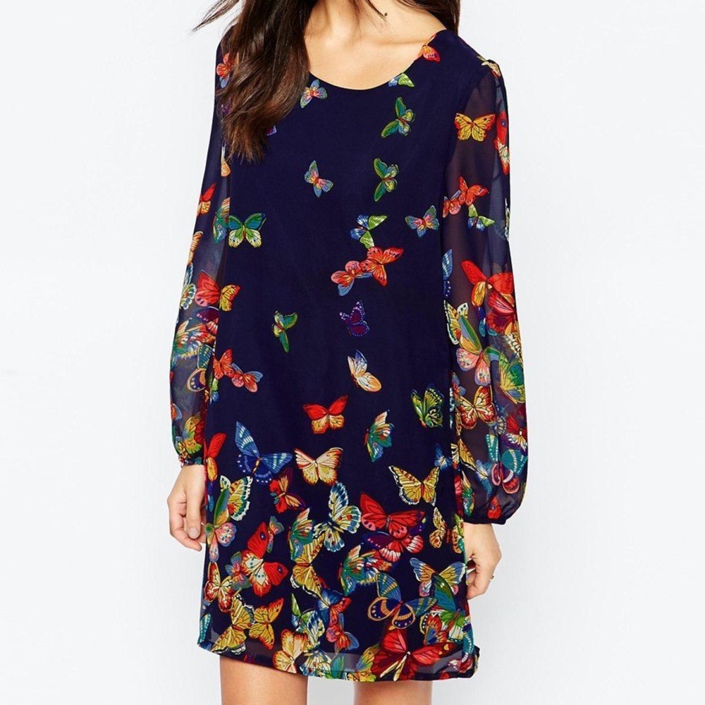 ISO Yumi Butterfly ASOS Dress In L/XL